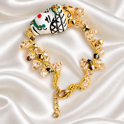 Moor’s Empress · Sicilian Ceramic Moor's Head & Swarovski Bracelet