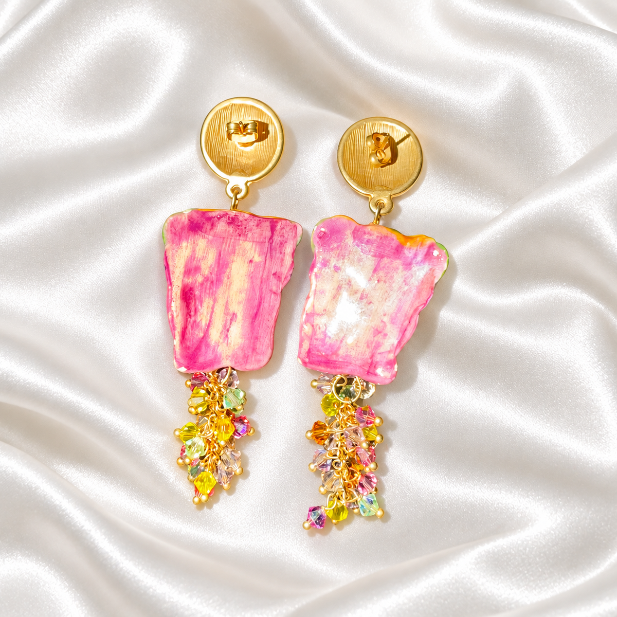 Moor’s Duet · Caltagirone Ceramic Moor's Head Earrings with Swarovski